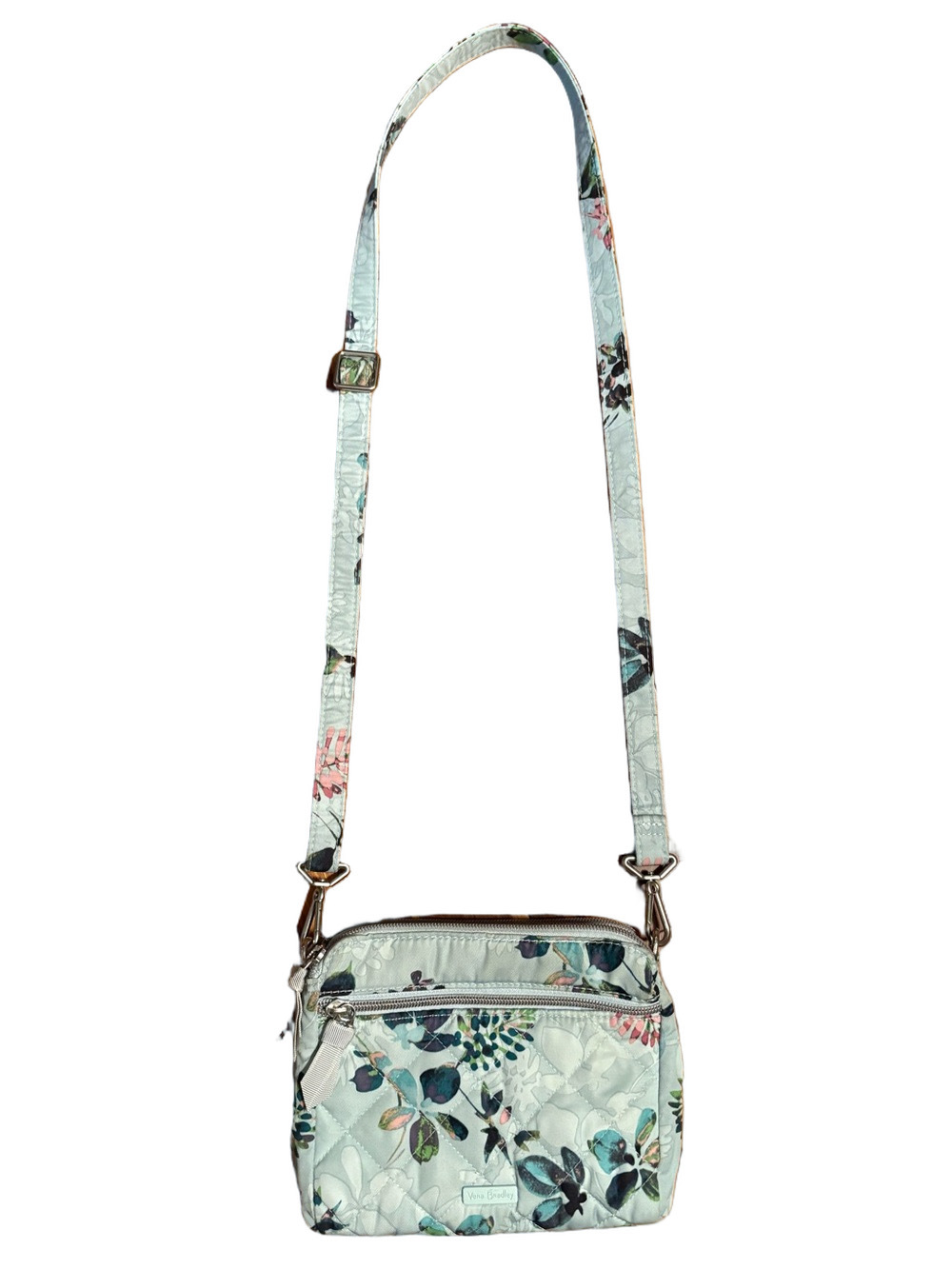 Vera Bradley Seawater Blooms Performance Twill Crossbody Bag